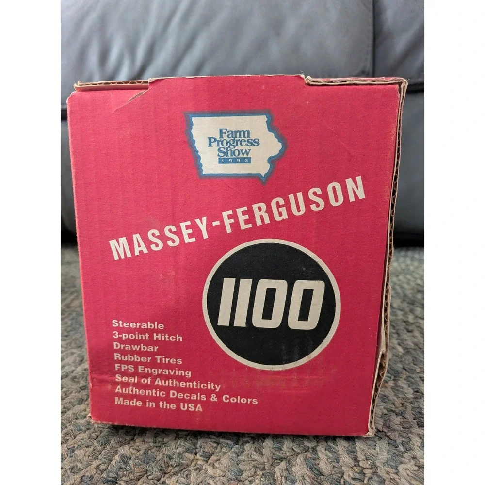 Scale Models Massey Ferguson 1100 Tractor 1993 Farm Progress Show Die Cast USA